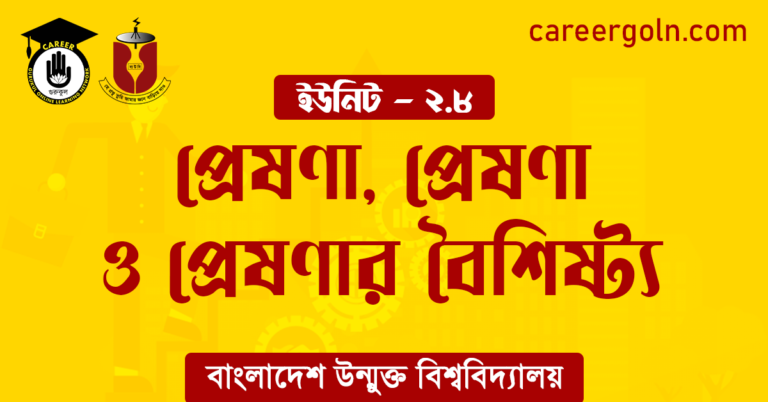প্রেষণা প্রেষণা ও প্রেষণার বৈশিষ্ট্য প্রেষণা, প্রেষণা ও প্রেষণার বৈশিষ্ট্য